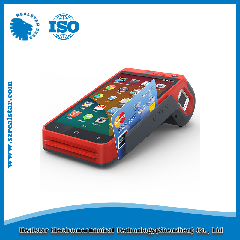 Android Handheld POS All in One Terminal with 58mm Thermal Printer From Ycd