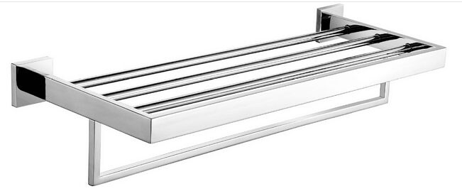 Stainless Steel Bathroom Accessories Mirror Square Robe Bathroom Accessories