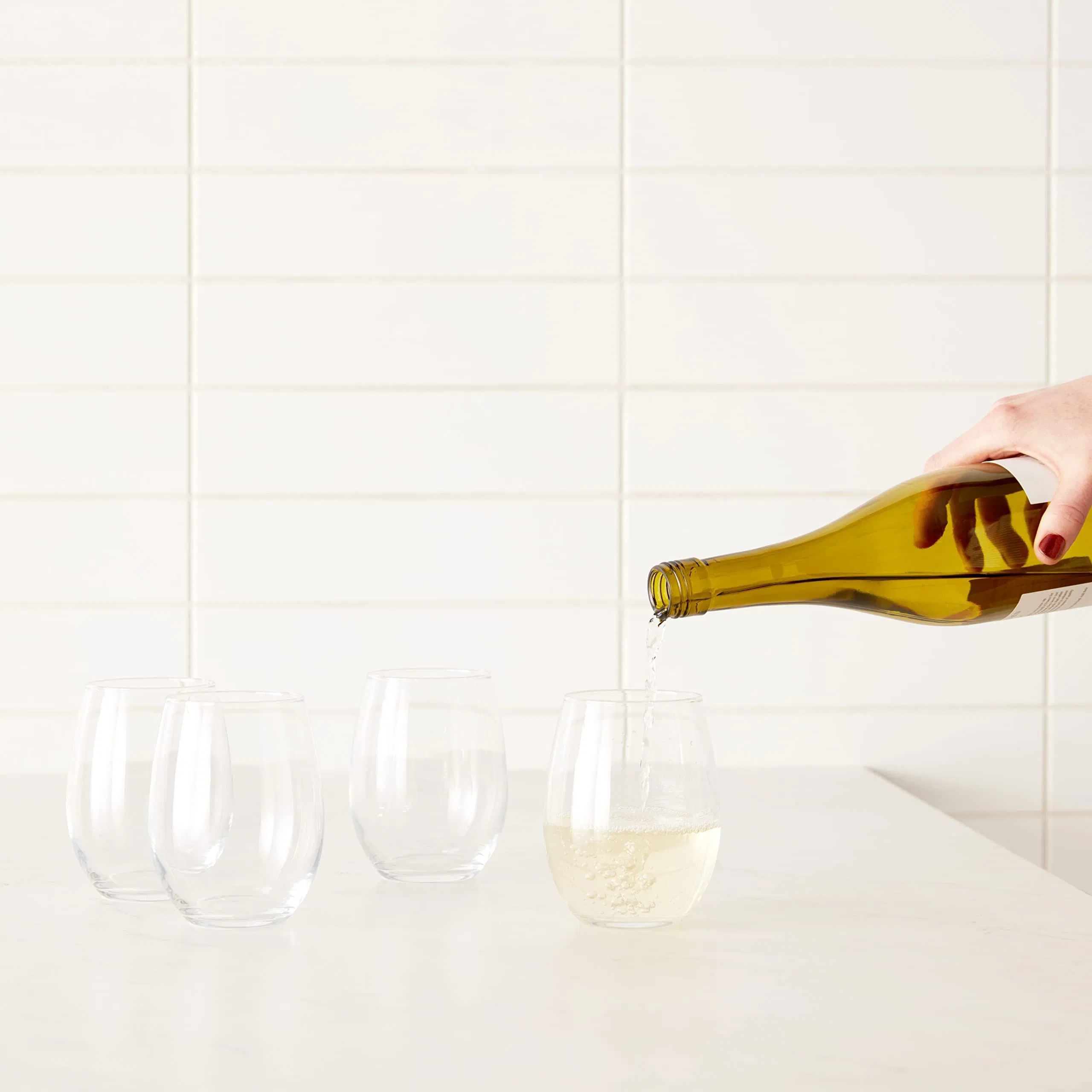 Special Offer Price Hot Sale Fashion Basics Stemless Wine Glass Cup