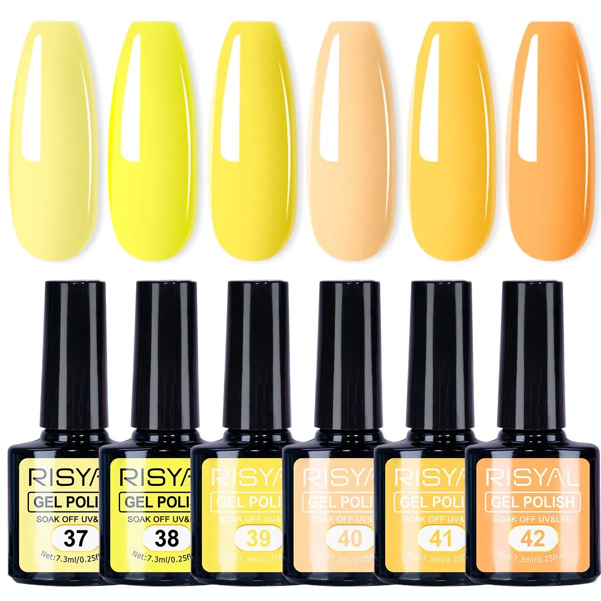 Neon Fluorescent 12 Colors High Pigment UV Gel Nail Polish for Summer Nail Art Salon Professional Manicure Kit
