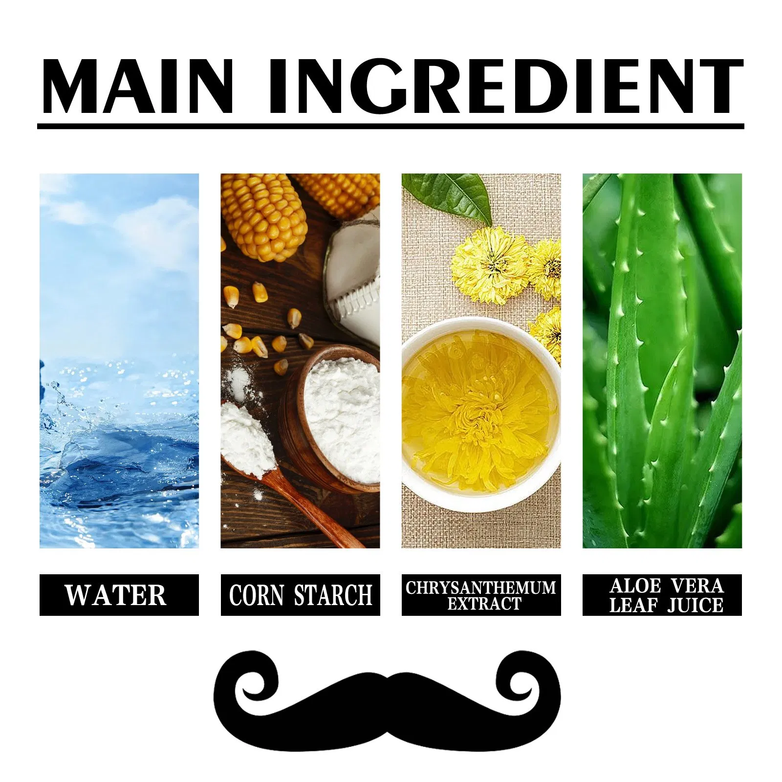 Private Label Facial Care Shaving Gel Deep Cleaning Gentle Refreshing Softening Beard Men Shaving Gel