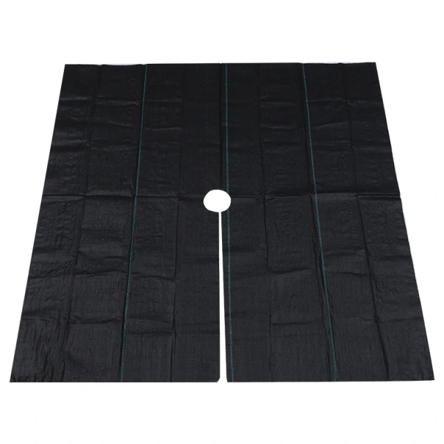 Gardening Mat PP Ground Cover Weed Control Permeable Fabric with Stake Caps for Home Gardeners and Outdoor Plant Beds