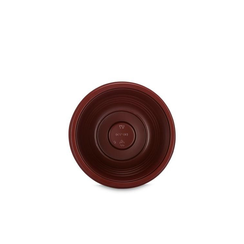 Red-Black PP Disposable Soup Bowl Food Grade Takeaway Noodle Packaging