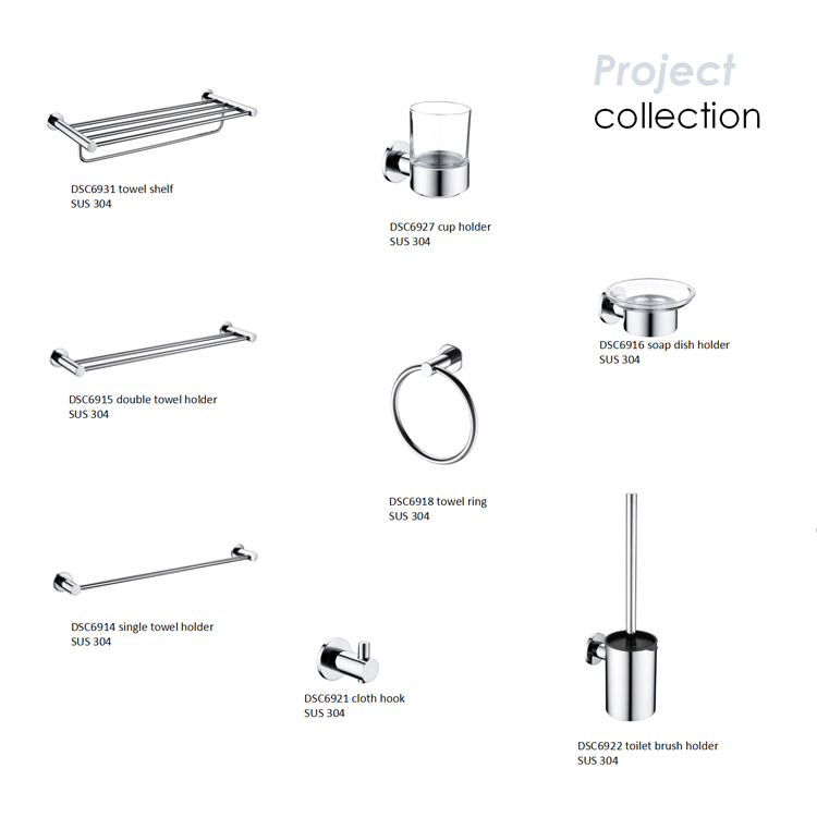 Настенное кольцо для полотенца из нержавеющей стали