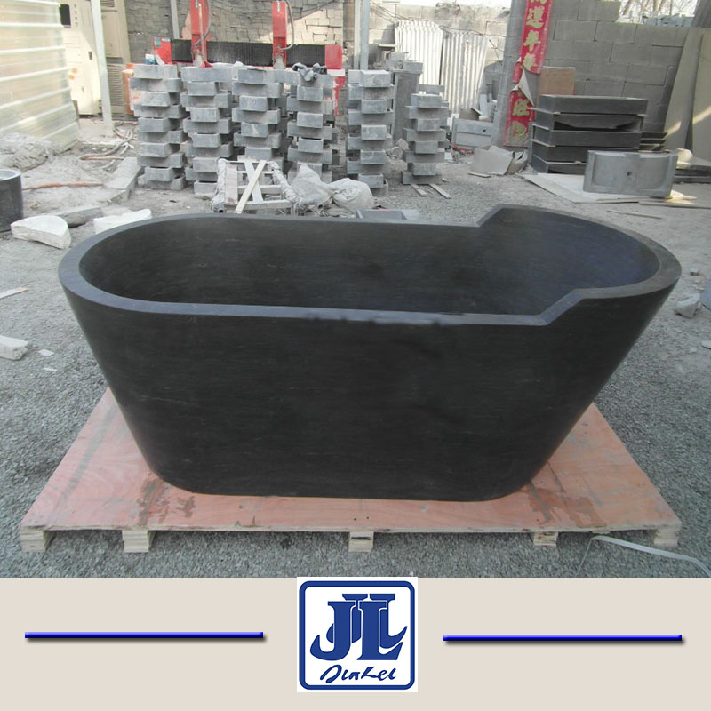 Blue Limestone Bath Tub for Bathroom or Shower Room