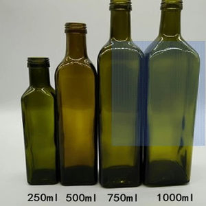 250ml 500ml 750ml 1000ml Green/Amber Glass Olive Oil Vinegar Bottle