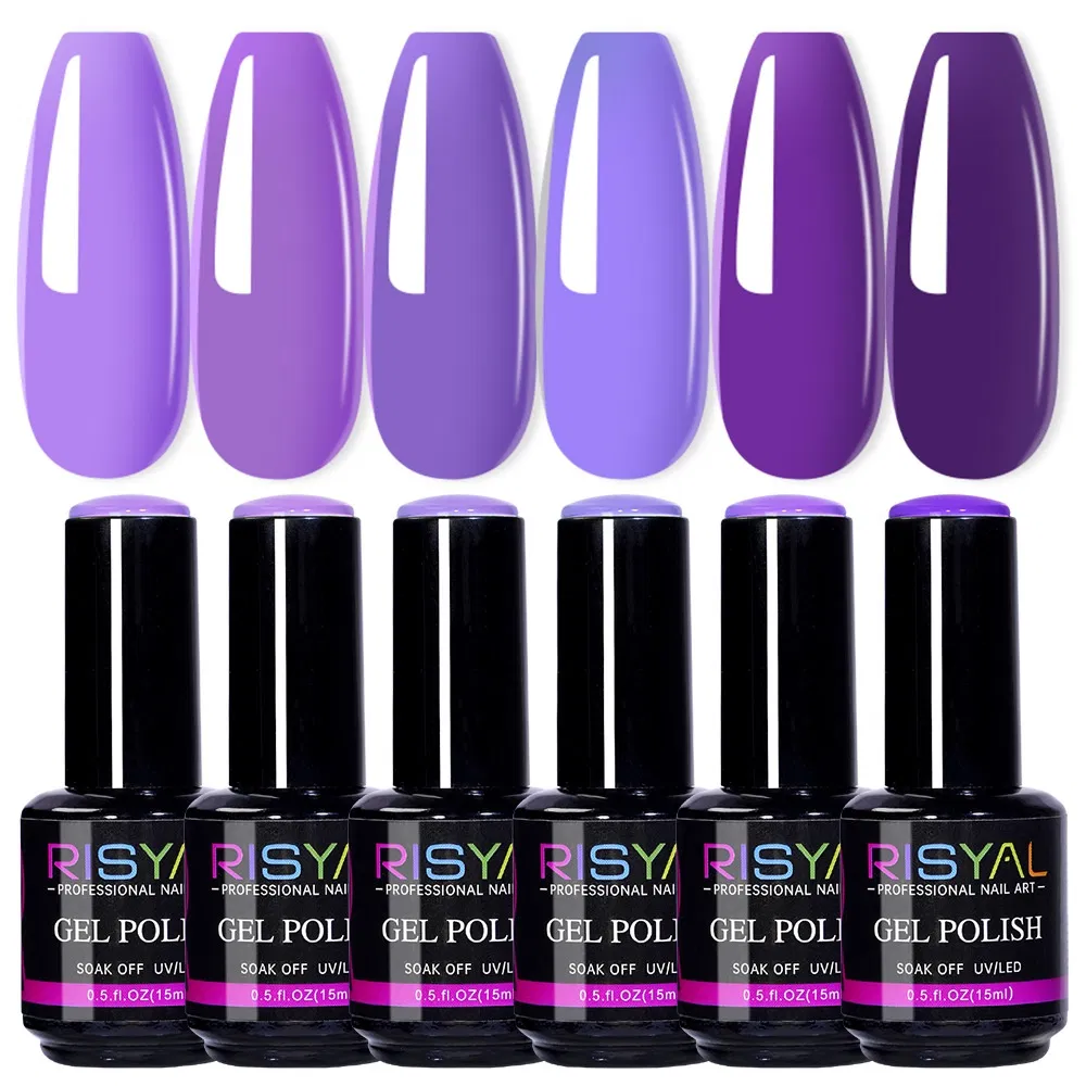 Professional Salon Gel Polish Kit 12 Colors Vibrant Colors Long Wear Nail Art Gel for Salon and Home Use