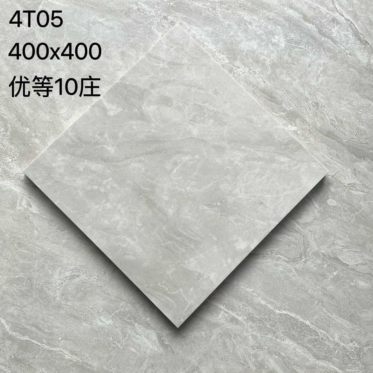 Waterproof Polished Porcelain Marble Tile 400X400 Marble Ceramic Tiles