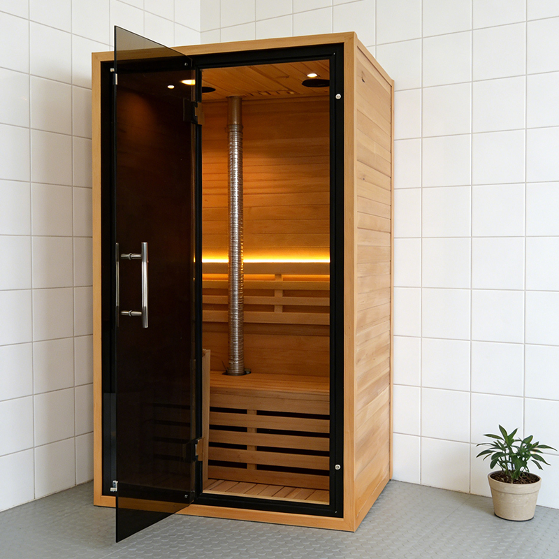 Компактная домашняя сауна с инфракрасным и паровым режимами