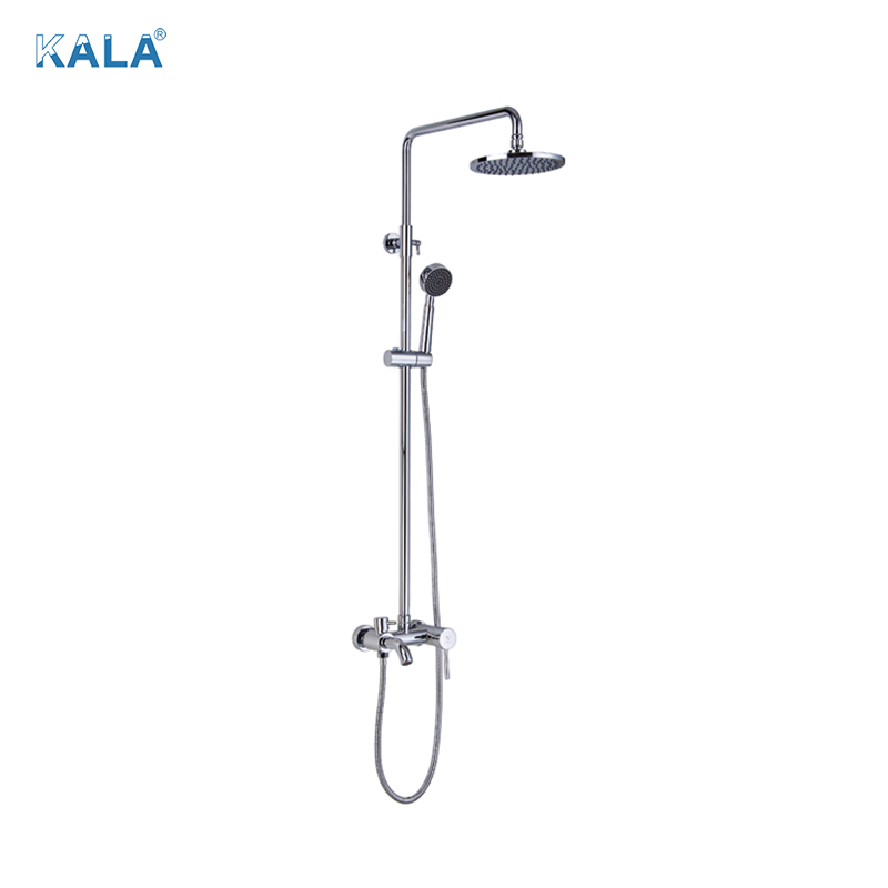 Copper Body Plastic Shower Faucet Bathroom Set