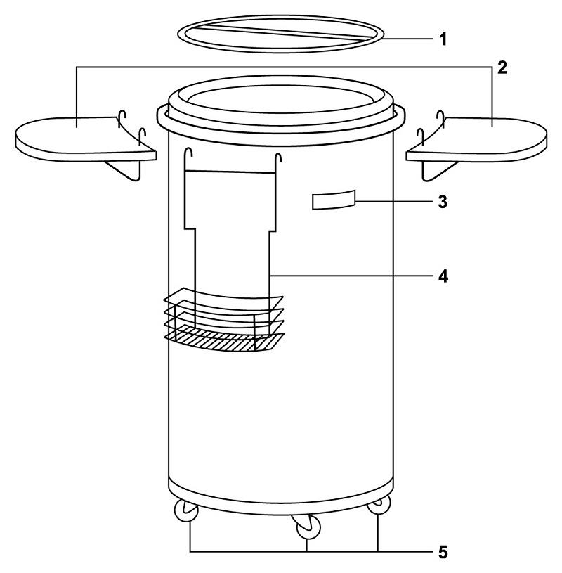 115V - 60Hz Electronic Control Portable Beverage Party Cooler