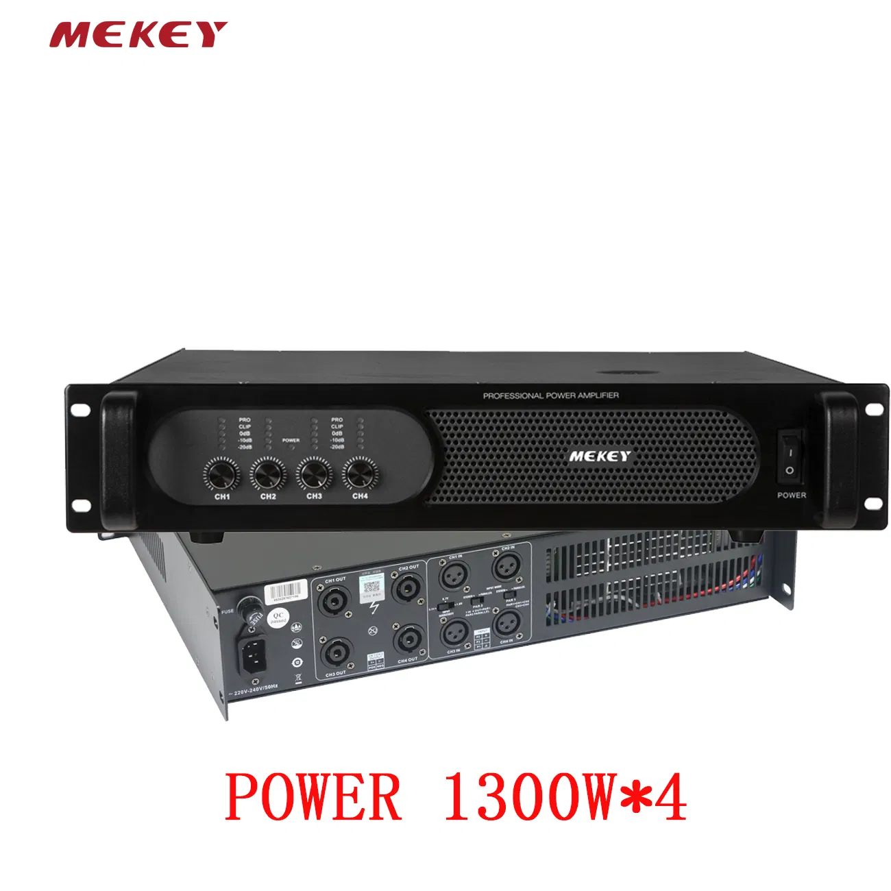 Профессиональный усилитель MEKEY MP-26413, 4x1300Вт