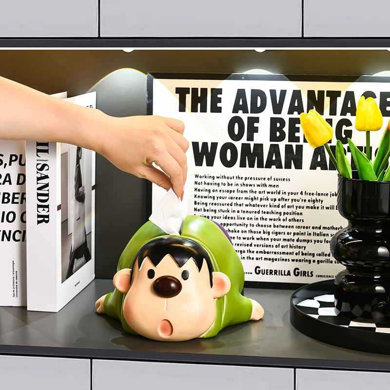 Large Fat Tiger Tissue Box Bedroom Ornaments Multifunctional Wbb29968