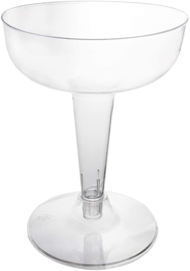 4 Ounce Party Essentials Unbreakable Clear Plastic Champagne Glasses for Gustave Lorentz Chapuy Charles Mignon