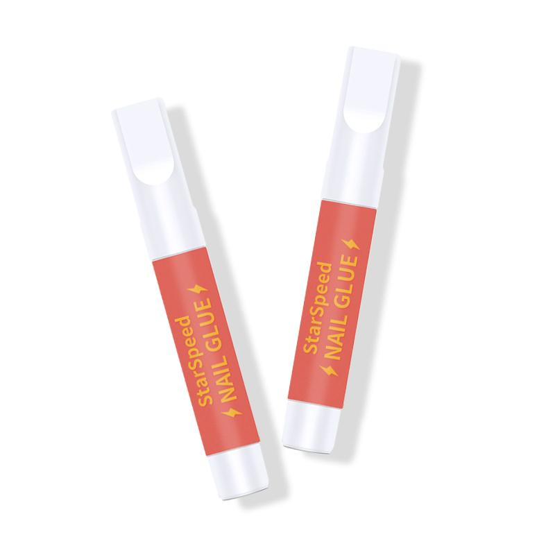 Professional Manufacturer Top Quality Acrylic Fake Nails Glue Pink 2g Nail Glue for Nails
