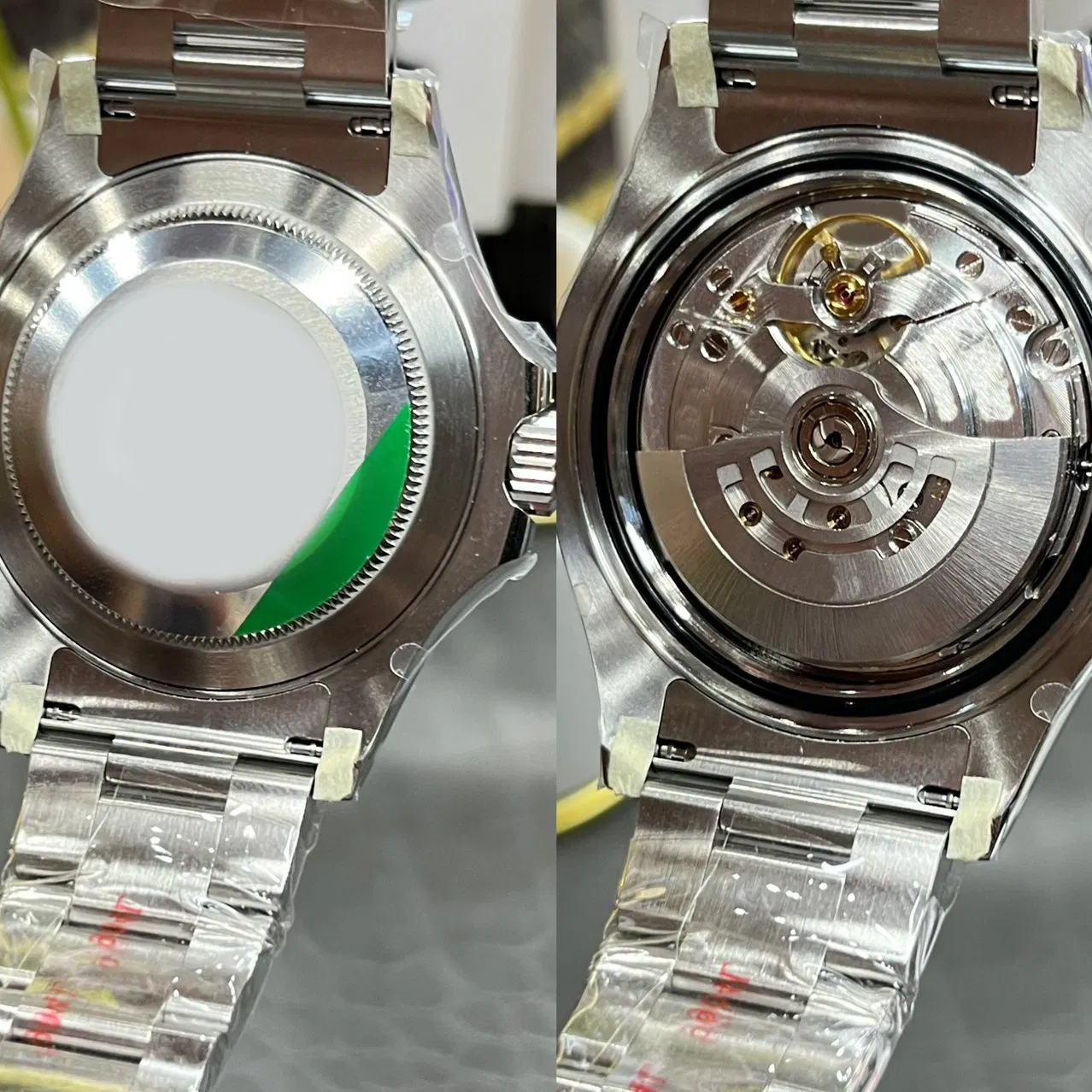 All-Steel Grey Dial Blue Hands Yacht-Style Watch Top-Tier Replica Date Display Automatic Mechanical Waterproof Men's Watch