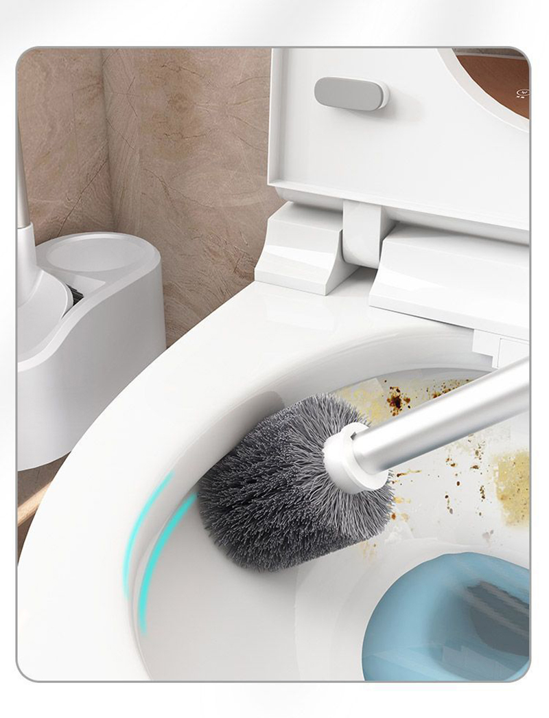 Набор для чистки унитаза с держателем