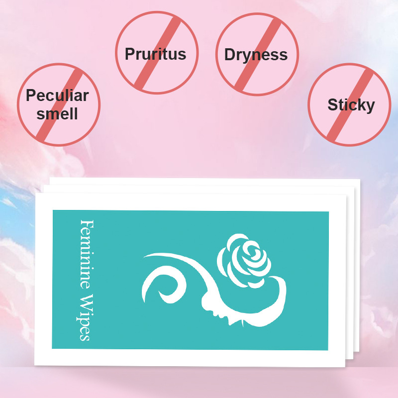 OEM Feminine Antibacterial Hygiene Fruit Flavor Personal Care Intimate Cleaning Wet Wipes