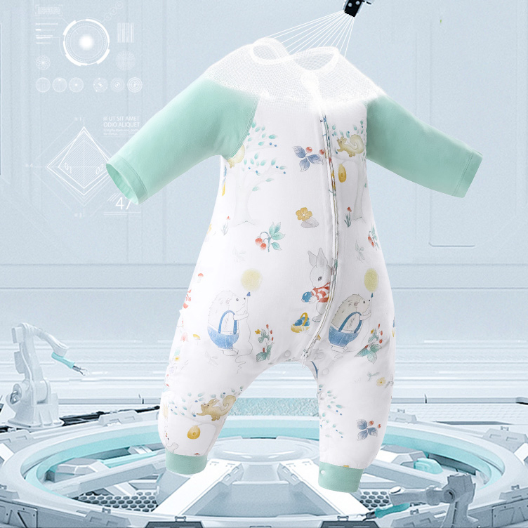 Innovative Design Sleeping Sacks Baby Bamboo Moisture Wicking 3/4 Sleeve Cool Feel Sleep Sack Unisex Wearable Summer Ready