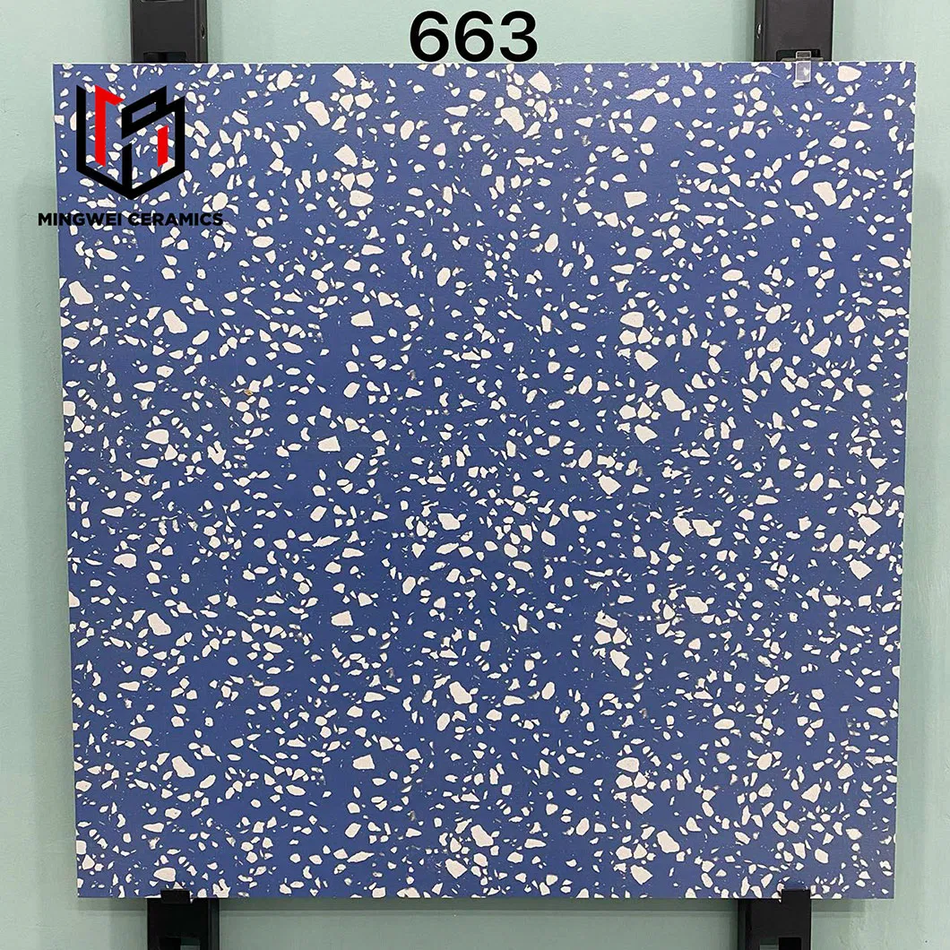 New Design Colorful Terrazzo-Inspired Rustic Glazed Porcelain Floor Tiles for Modern Spaces