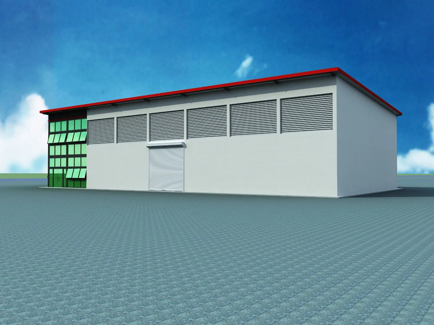 Thailand Outdoor Project Steel Structure: Superior Tekla Framework for Steel Workshops