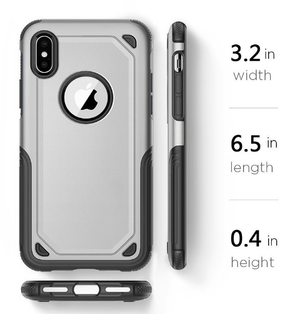for Apple iPhone Xs Max Xr X Cover Case Shockproof Hybrid Hard Rubber Armor