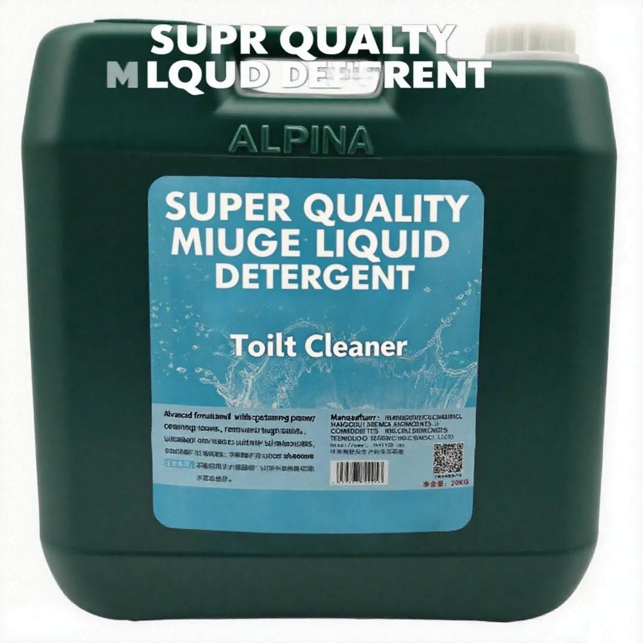 Large Bucket Toilet Cleaner Powerful Stain and Odor Removal Commercial-Grade and Cost-Effective