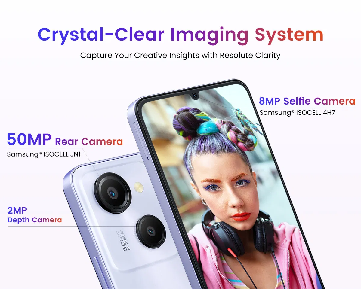 Смартфон Oscal Modern 8 с отпечатком пальца, 8/128 ГБ, 6000 мАч