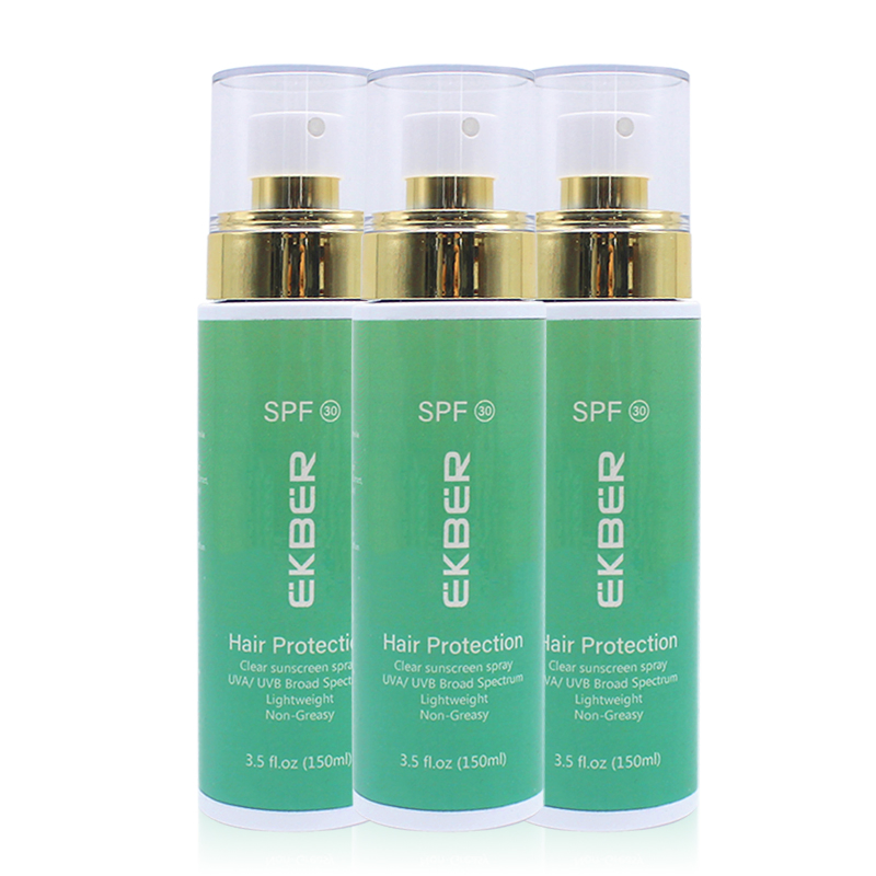 Hot Sale Sun Protection Spray Organic Nourishing SPF 30 Hair Sunscreen Mist Heat Protection Hair Sunscreen Spray 150ml