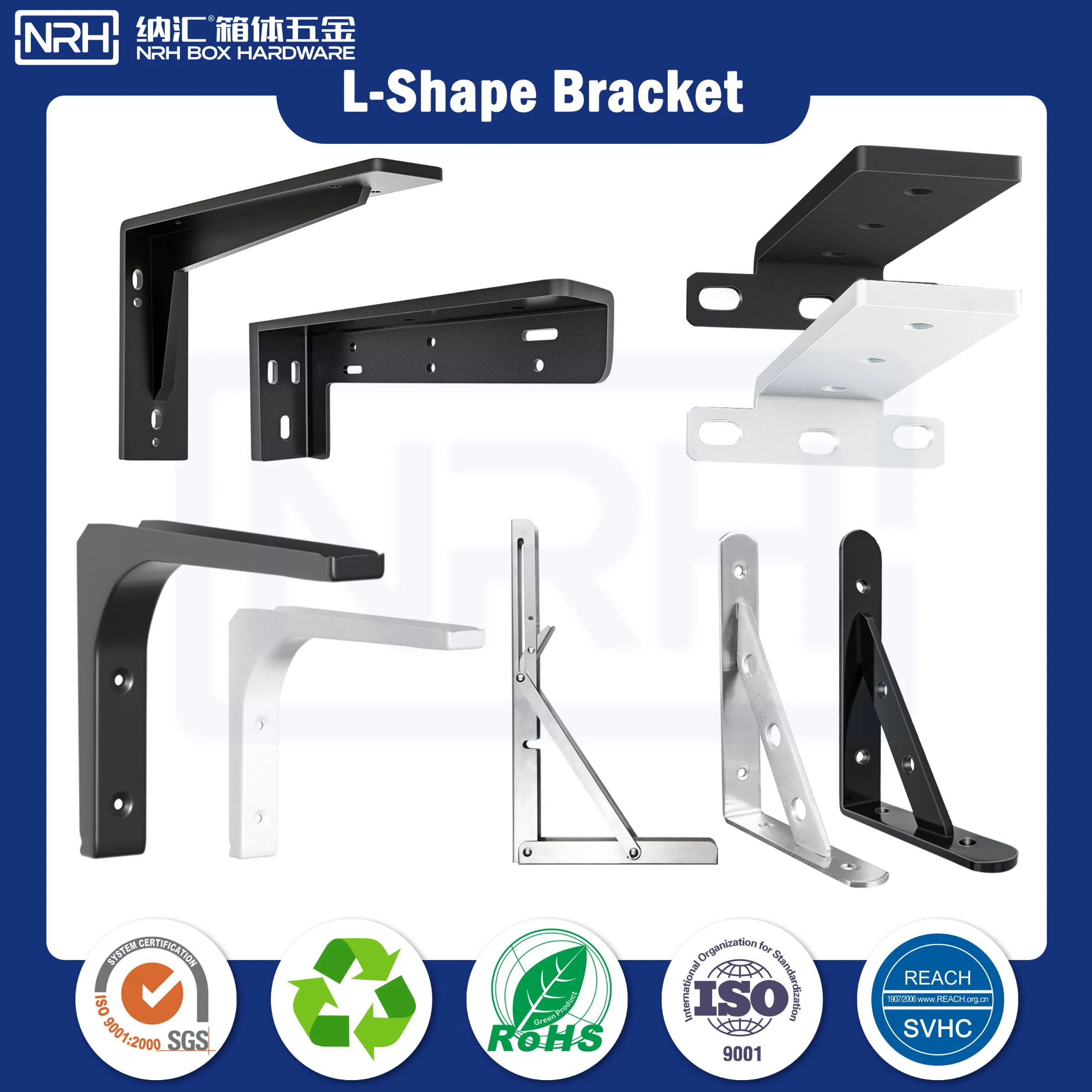 Nrh7814 High Load Steel Shelf Bracket for Factory Equipment Support