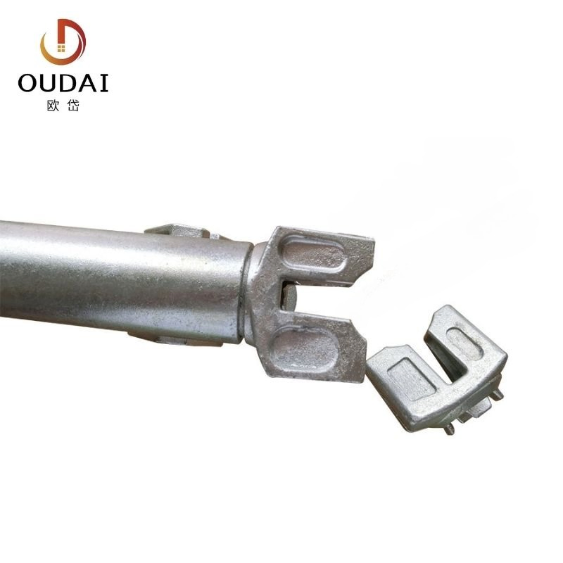 Oudai OEM Cast Steel Scaffolding Ringlock 48mm Ledger End Ledger Head