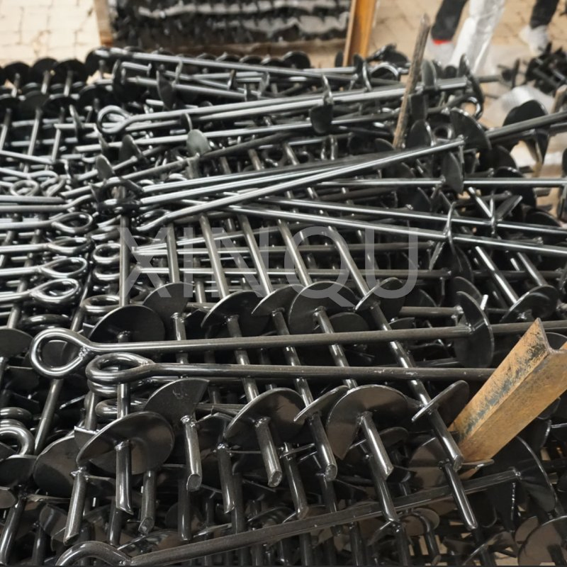 Стальной спиральный якорь-грунтозацеп 15 дюймов