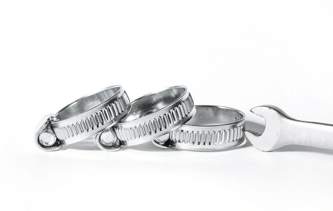 Stainless Steel Hose Clamp 9/16"-1 1/16" / Fuel Hose Clamps