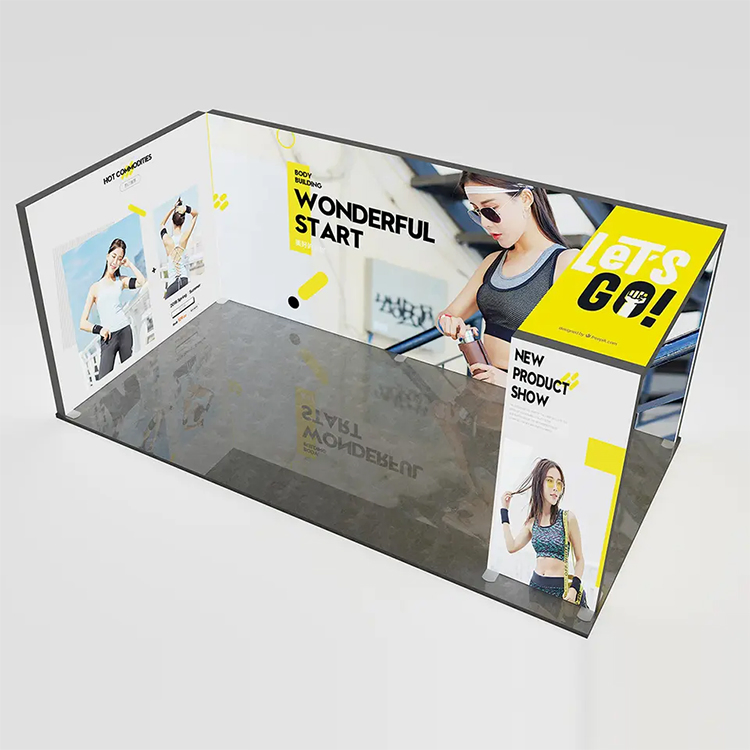 Tianlang Custom Exhibition Equipment Design Aluminum Portable Trade Show Lightbox 10*10FT Booth Stand Truss Display