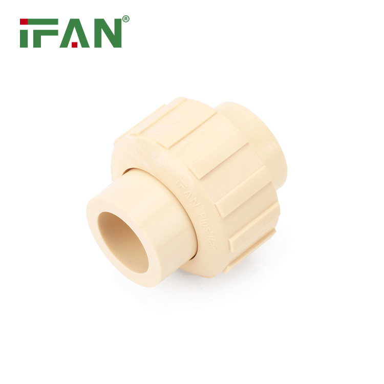 Ifan Factory Supply Pipe Fittings CPVC 1/2-2 Inch CPVC Pipe Fittings Good Performance DIN 8079 Union CPVC Fitting