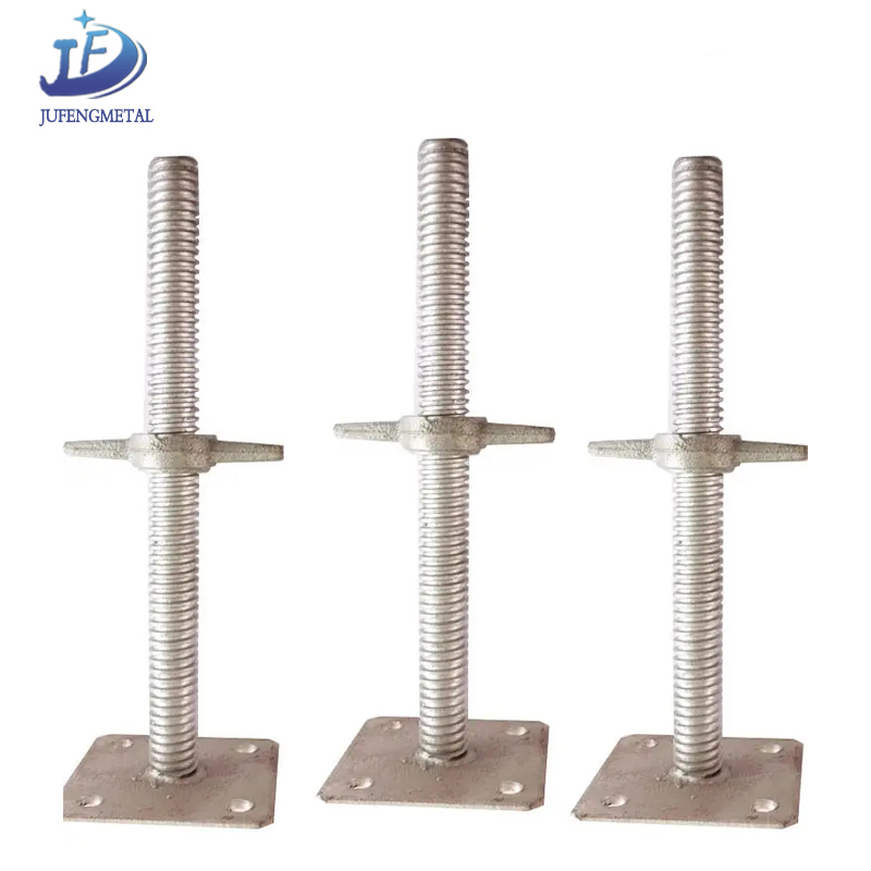Factory Building Material Adjustable Screw Base Jack Scaffolding Swivel Jack Base