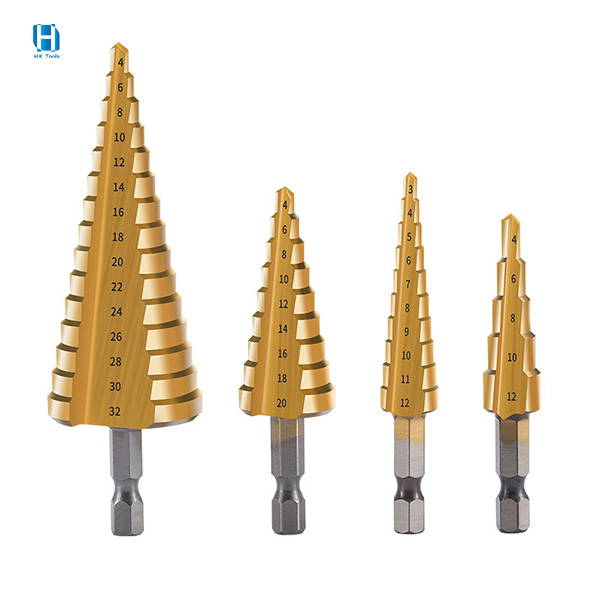 Factory Direct Sale HSS 4241 Core Step Drill Bit 4-20mm Core Bit for Metal Drilling