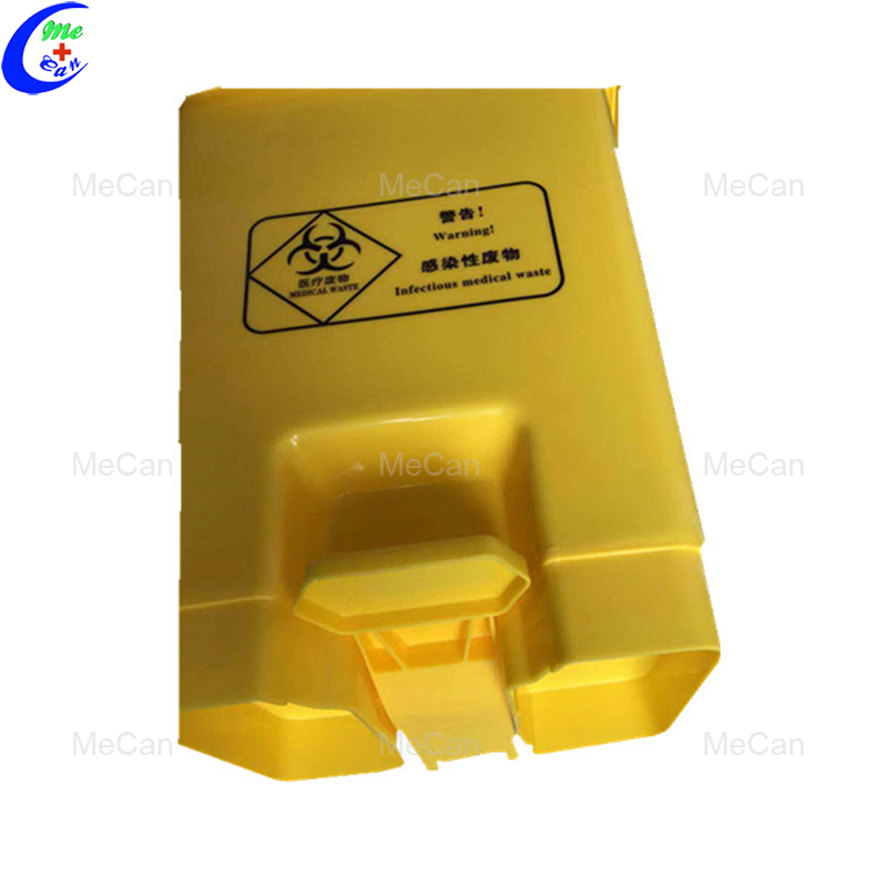 Медицинская урна 45л с педалью, желтая