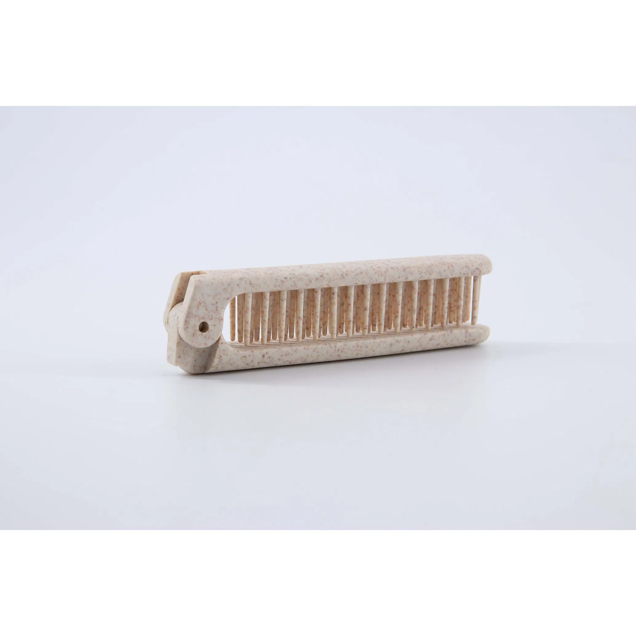Wholesale Eco Friendly Hotel Foldable Short Wheat Straw Hair Comb