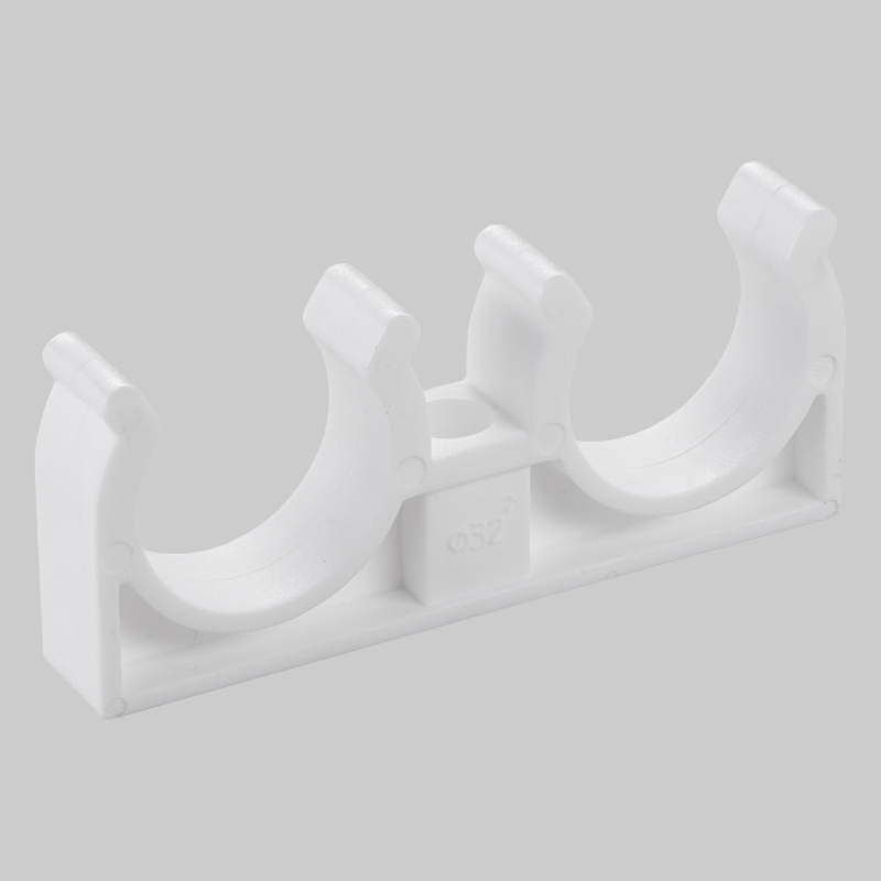 High-Quality PPR Plastic Double Clips for Pipe Fittings