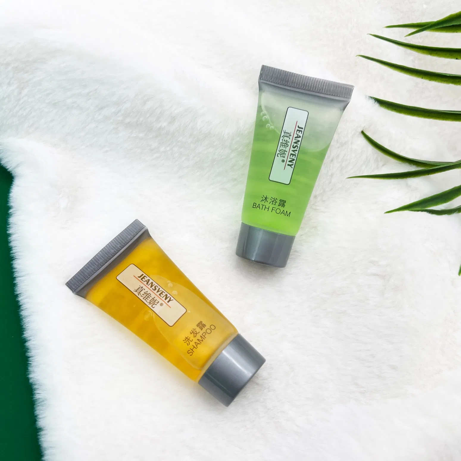 Premium Hotel Shower Gel 20ml - Green Apple Mint Fragrance in Eco-Friendly Bottle, Bulk Disposable Toiletries