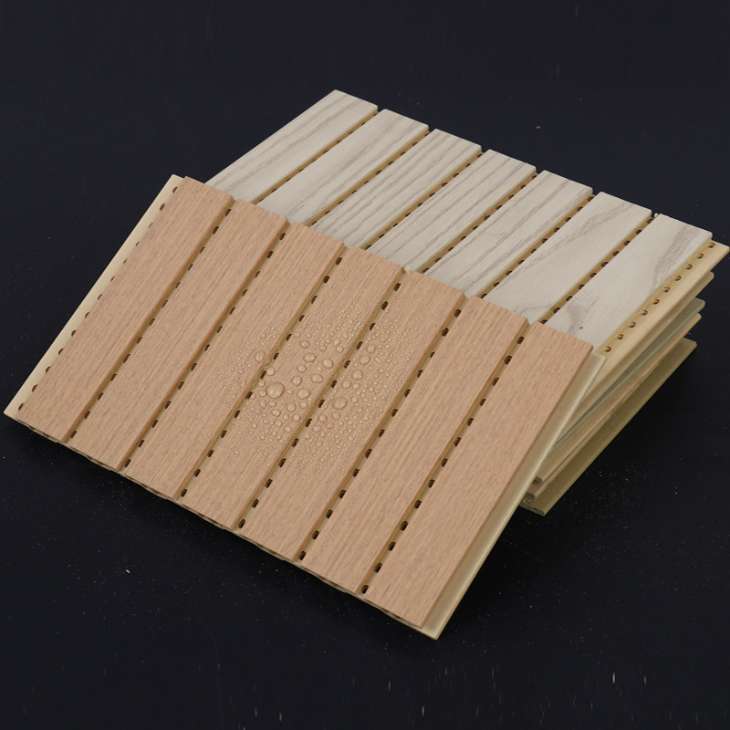 Soundproof Room 100% Wood Polyester Fiber Sound Absorbing Panel Acoustic Wall Panel Wood Polyester Acoustic Panel