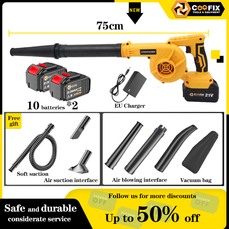 Powerful Cordless Leaf Blower Perfect for Outdoor Picnics