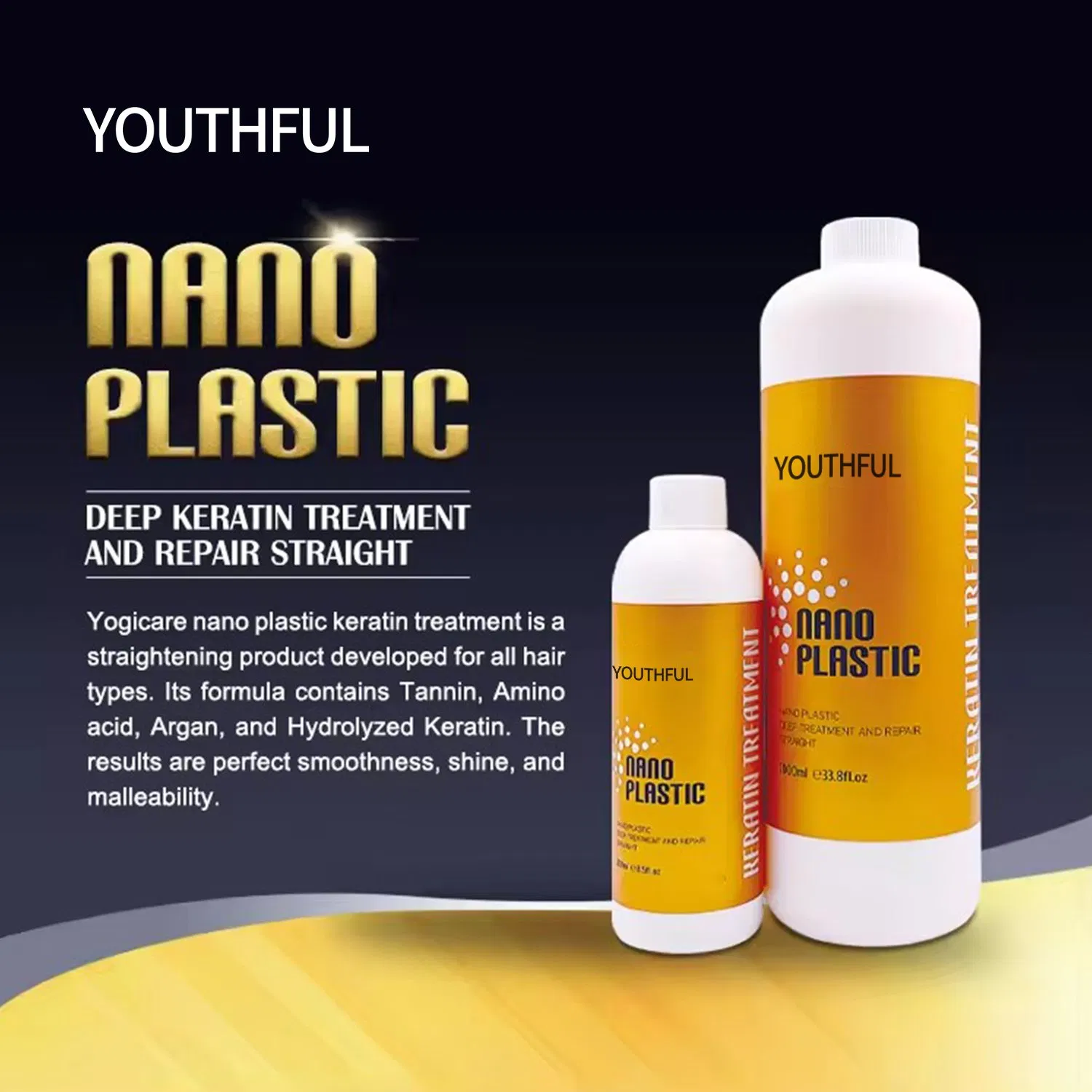Hair Repair Straightening Cream Formaldehyde Free Keratin Hair Treatment