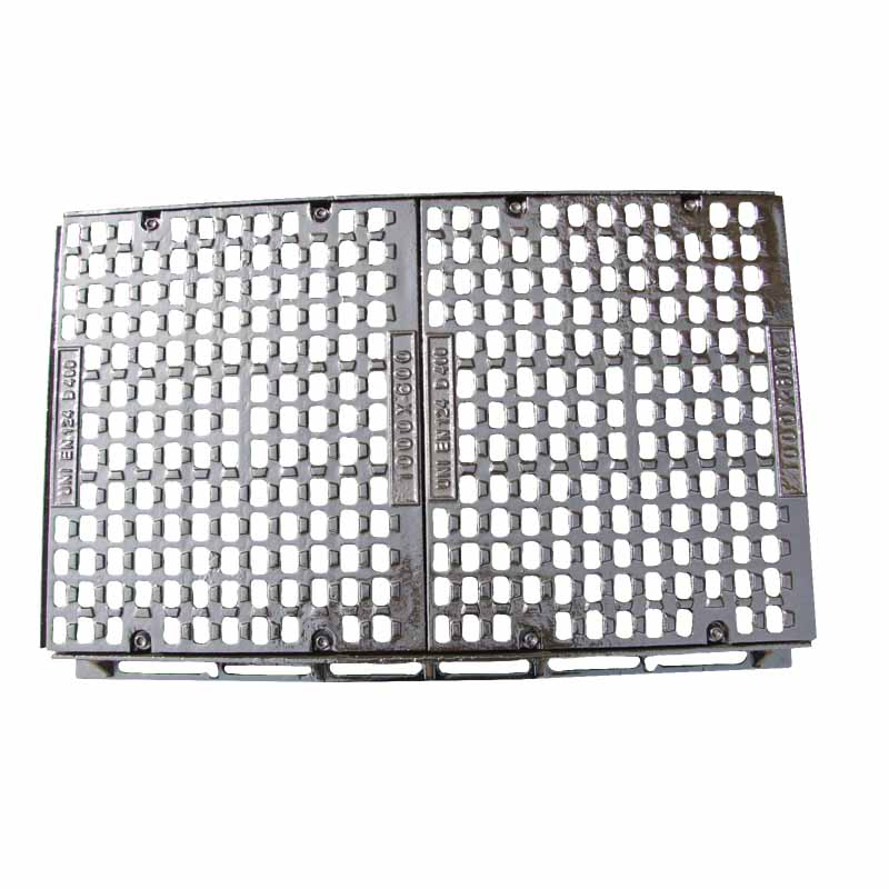 Customized C250 D400 1000mm 750mm 500mm Channel Grating Ductile Iron Heavy Duty Gully Grating