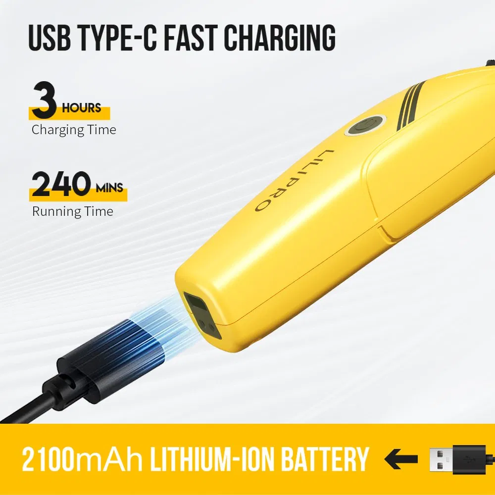 Lilipro M4 Aluminum Dlc Blade Hair Trimmer Hair Cutting Machine Salon Trimmers for Men Barber Supplies Tools Set