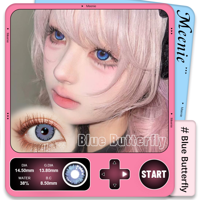 Natural Blue Tone Cosmetic Eye Contact Lenses Factory Wholesale