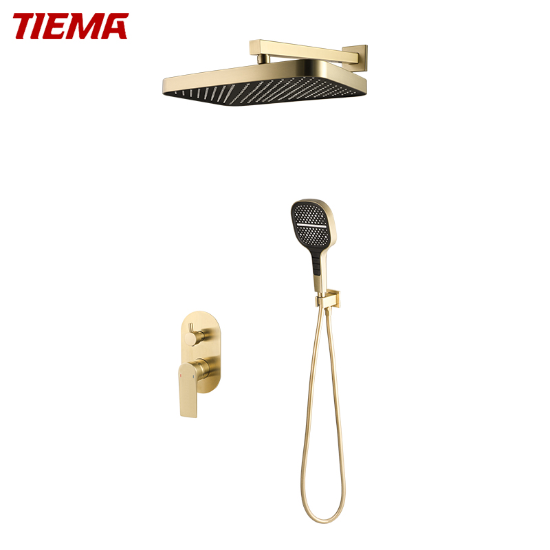 Dual Function Wall Mounted Brass Hot and Cold Bathroom Bathtub Shower Faucet