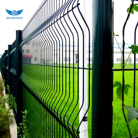 3D Curved PVC Coated/Galvanized Security Welded Wire Mesh/Steel Mesh Garden Fence for Airport