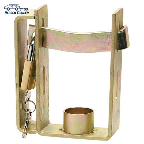 Zinc Plated Trailer Universal Towball Coupling Lock Hitch Lock Trailer lock